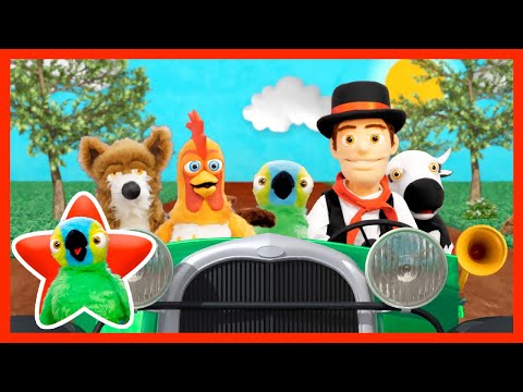 RIDING THE NOISY CAR | The Puppets of the Farm | Zenon The Farmer