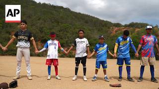 YouTube video thumbnail: 12-Year-old now Lives on his Baseball Field After Venezuela Earthquakes Leave him Homeless