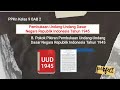 Pokok Pikiran Pembukaan UUD 1945