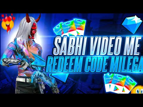 Sabhi Video 📸 Me Milega 🥰 Reedem Code ✅ ! Free Fire 🔥 @GyanGaming @TotalGaming093 @RaiStar