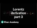 Lorentz Transformation Concepts