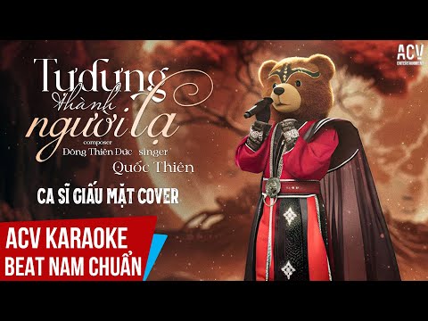 KARAOKE | Tự Dưng Thành Người Lạ – Quốc Thiên | Ca Sĩ Giấu Mặt Cover  | Beat Tone Nam Chuẩn