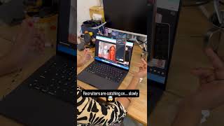 interview pressure is real 😭 Comment “app” for the link. #partnerparakeetai #interview #reels #viral