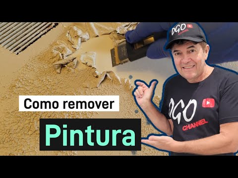 como remover pintura