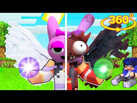 Aphmau - SPRUNKI BAD vs GOOD in Minecraft 360°!