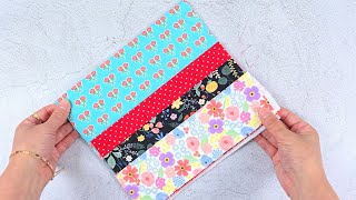 Just Fold the Fabric in Half?! Make This Crazy Useful Storage Item!