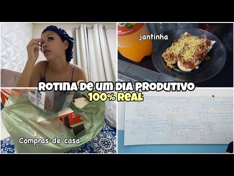 ROTINA DE UM DIA PRODUTIVO DE UMA ESTUDANTE! ✨
