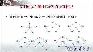 23 教学录像 无向图的连通度上 北京大学 离散数学