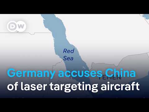 YouTube video thumbnail: Berlin Says China Targeted German Plane With Laser