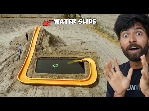 Making Biggest Homemade WaterSlide - Finally Its  Work !