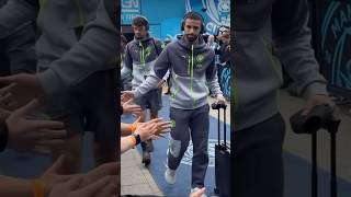 City squad arrive for first premier league home game of the season #mancity #premierleague