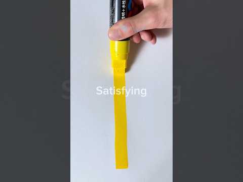 Which Marker is the Most Satisfying? (#shorts)