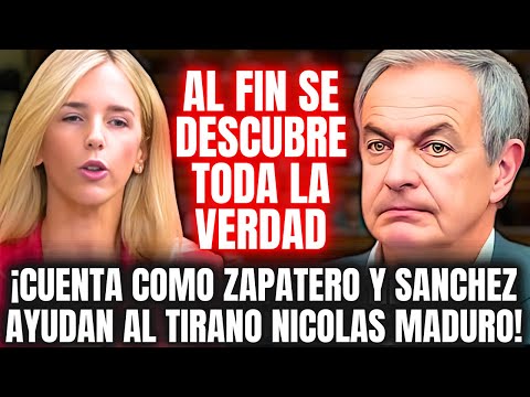 CAYETANA ALVAREZ ¡DEJA EN SHOCK A TODOS! 😱¡AL REVELAR POR QUÉ ZAPATERO Y SANCHEZ AYUDAN A MADURO!😱