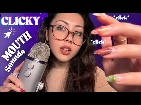 ASMR Intense Clicky Mouth Sounds (45 Minutes, Extreme Tingles, 100% Mic Sensitivity, Inaudible)