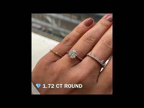 1.72 ct Round Diamond Six-Prong Solitaire