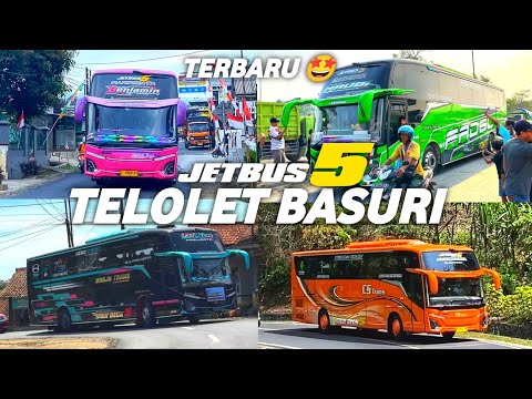 KOMPILASI TELOLET BASURI TERBARU 2024 BUS INDONESIA JETBUS 5 | PALING SERU & UNIK 😍