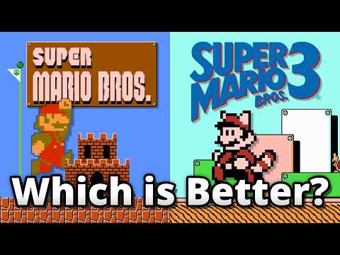 Comparing Super Mario Bros NES Games! (SMB1 vs SMB3)