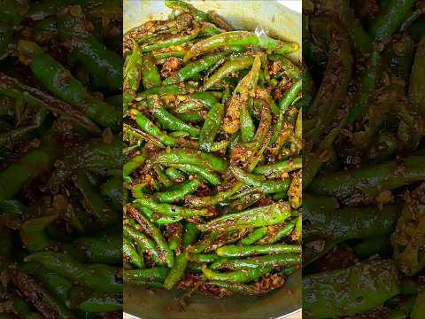 सिर्फ 5 मिनट में बनकर तैयार हो जाता है, यह हरी मिर्च का अचार | Instant Hari mirchi ka achar | #short