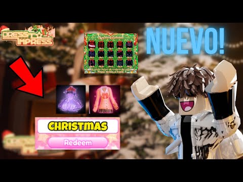 ¡NUEVOS CODIGOS! NUEVA ACTUALIZACION DE NAVIDAD UPDATE INVIERNO DRESS TO IMPRESS ROBLOX