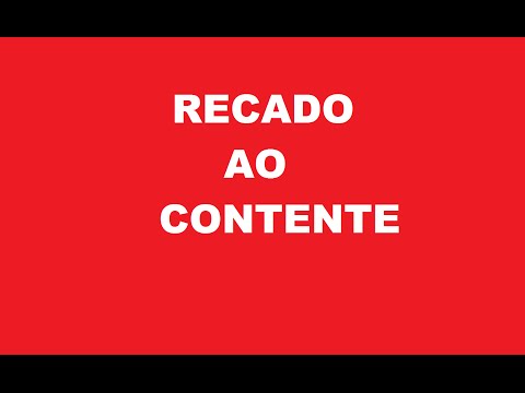 UM RECADO PARA CONTENTE TV! - CARECA TV -
