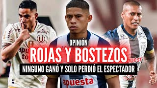 U 0-0 ALIANZA LIMA🏆CLÁSICO PARA EL BOSTEZO💥TARJETA ROJA ASEGURADA PARA ALIANZA