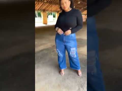 Calça wide leg plus size
