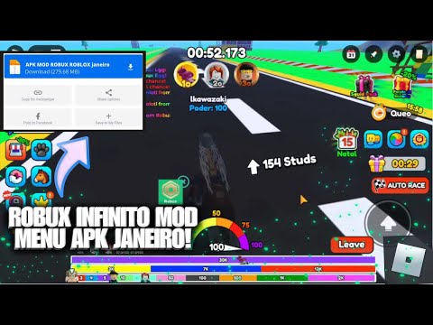 APK MOD MENU DE ROBUX INFINITOS NO ROBLOX ATUALIZADO 2025?