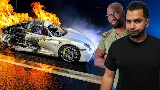 Showing My Burnt $2,000,000 Porsche 918 Spyder To The Man Who Wanted It More Than Me