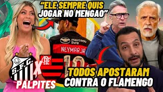IMPRENSA PAULISTA APOSTA no SANTOS contra FLAMENGO! Palpites Jogo Aberto Renata Fan, Neto e Sormani