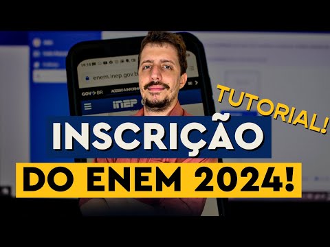 COMO SE INSCREVER NO ENEM 2024 // TUTORIAL COMPLETO!