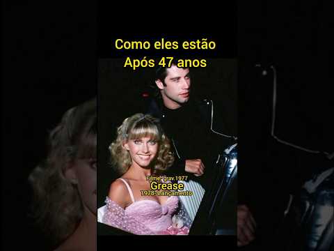 Quem se lembra? Nos Tempos da Brilhantina( Grease). #antesedepois #johntravolta