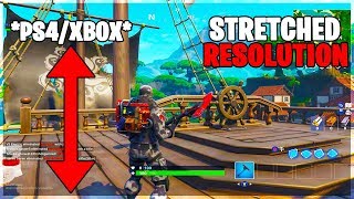 how to get stretched resolution on console fortnite stretched resolution settings ps4 xbox - how to play stretched fortnite on xbox