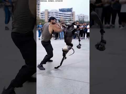 Amazing fight between robot #robot#animals#viralshorts #electric#robot#animals