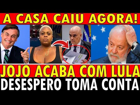 A CASA CAIU  LULA! JOJO ACABA COM LULA AO VIVO! DESESPERO NO PT! BOLSONARO TINHA RAZÃO!