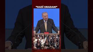 Erdoğan Özlem Çerçioğlu'na sahip çıktı, Özgür Özel'e tepki gösterdi: Hadi oradan!