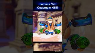 Jetpack Cat Quadruple Kill!!!