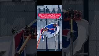 Buffalo Bills Put Up Their Logo at New HighMark Stadium