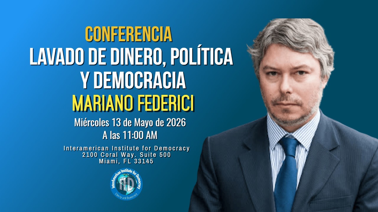 Conferencia “Lavado de dinero, política y democracia”, por Mariano Federici