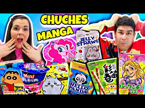 COMPETICION DE CHUCHES RARAS JAPONESAS 🏆 PROBANDO TODOS LOS DULCES DE JAPÓN 🤤