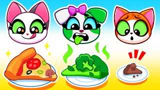 Rich VS Poor Pizza Challenge | Educational Cartoon | Kids Cartoons and Stories | Purr-Purr