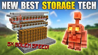 5x Speed Item Categorizer POSSIBLE With Copper Golem | Minecraft Bedrock 1.21 Fall Drop