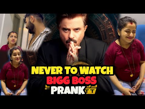 NEVER TO WATCH BIGG BOSS PRANK ON WIFE | GONE SERIOUS | VJ PAWAN SINGH