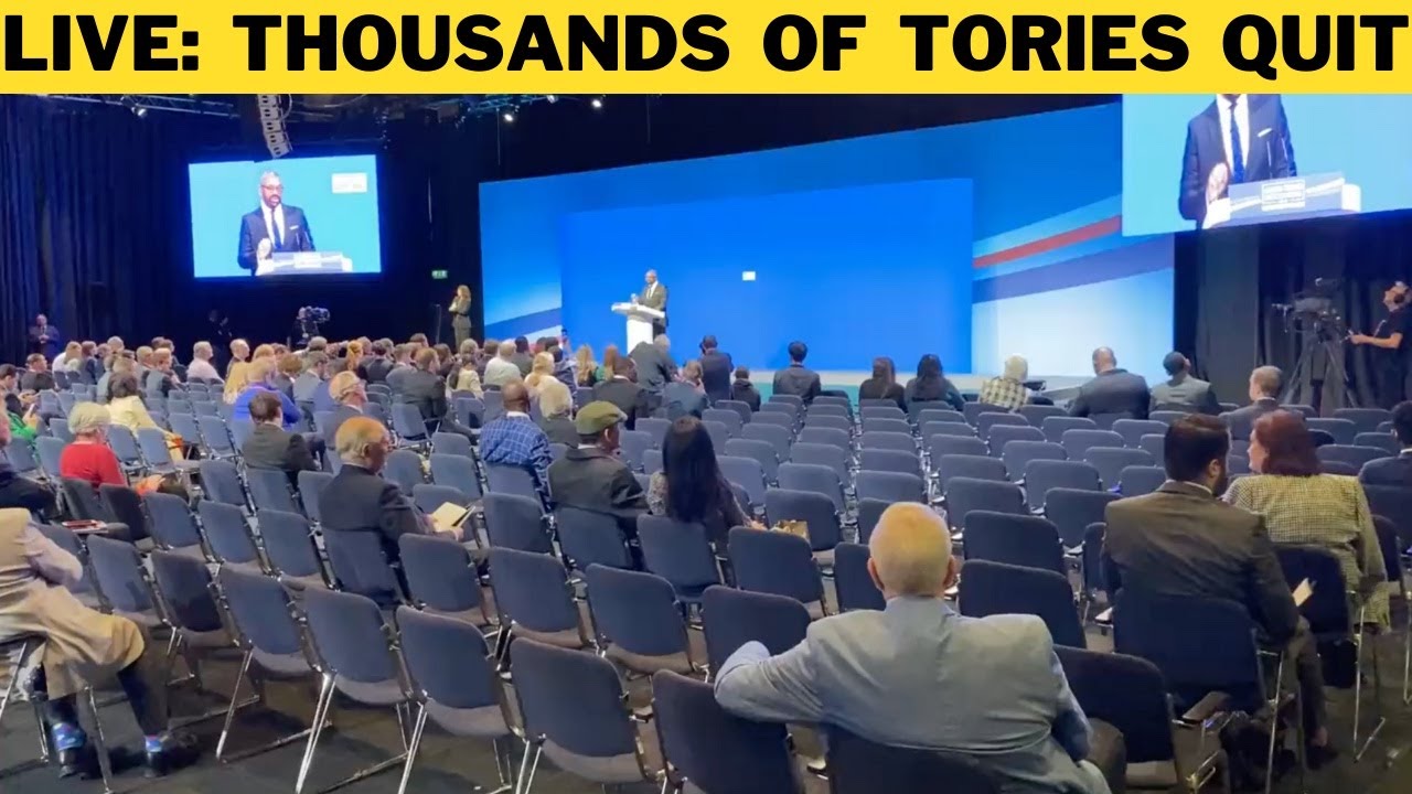 LIVE: THOUSANDS Of Tories QUIT UK Tory Party Conference 🔥