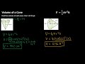 Volume of Cones and Cylinders