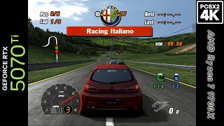 Alfa Romeo Racing Italiano (4K / 2160p) | PCSX2 Emulator 2.5.77 | Sony PS2