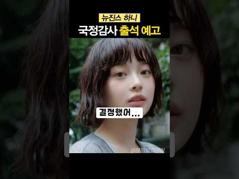 국정감사 출석 예고한 뉴진스 하니