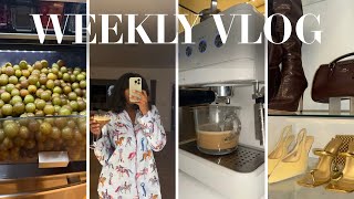 VLOG: Building my dream life! (closet makeover , $50 Espresso Machine, & shopping)