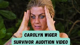 Carolyn Wiger’s Survivor Audition Video (Survivor 44)