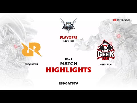 RRQ Hoshi vs Geek Fam HIGHLIGHTS MPL ID S15 PLAYOFFS | GEEK VS RRQ ESPORTSTV