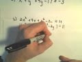 Conic Sections and Completing the Square